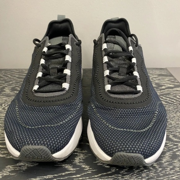 Adidas fukasa run women's running shoes size 9.5 black white athletic sneakers - Picture 6 of 16